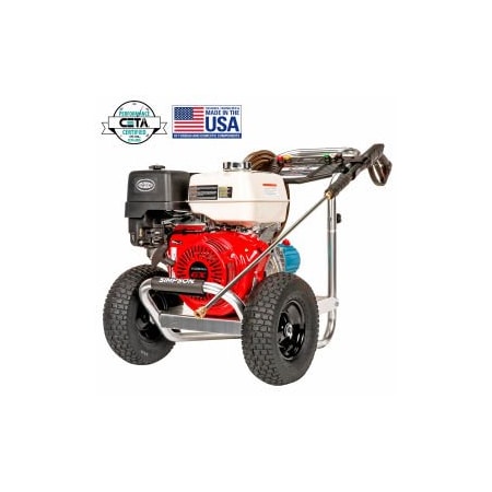 Fna Group Simpson Gas Pressure Washer W/ Honda GX390 Engine, 4200 PSI, 4.0 GPM, 3/8" Hose 60688